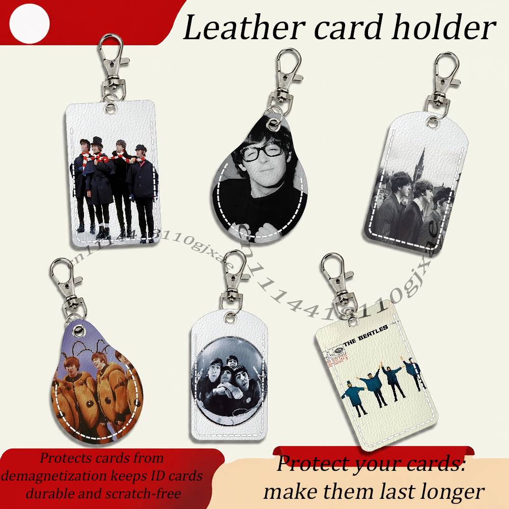 Wedding Card Box - พวงกุญแจการ์ด HELP ของวง B-Beatles จี้แฟชั่นสำหรับกระเป๋า บัตรประจำตัว