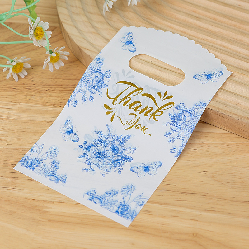 Wedding/Event Supply Store - 300 ชิ้นมินิถุงของขวัญพลาสติกอุปกรณ์เสริมร้านขายเครื่องประดับกระเป๋าถือร้านค้าอุปกรณ์ช้อปปิ้งถุงช้อปปิ้งของขวัญวันเกิดบรรจุภัณฑ์