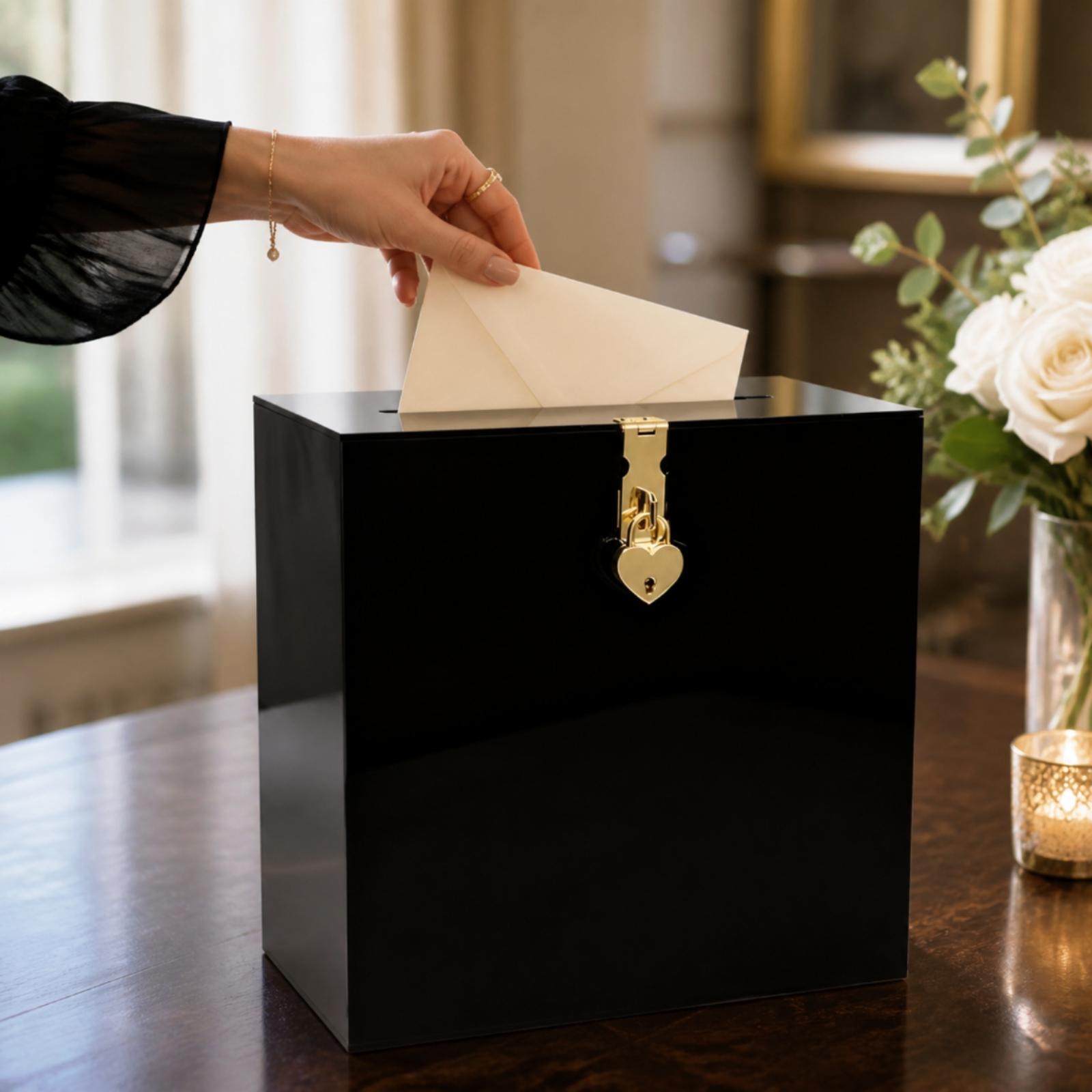 กล่องเก็บการ์ดแต่งงานอะคริลิกใ - Wedding Card Box บทวิจารณ์และราคา