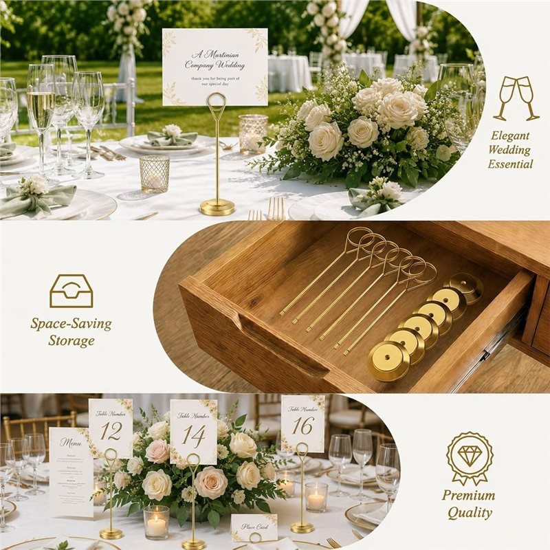 [A92P!】 ที่วางรูปภาพแข็งแรงพร้ - Table Number Gold บทวิจารณ์และราคา