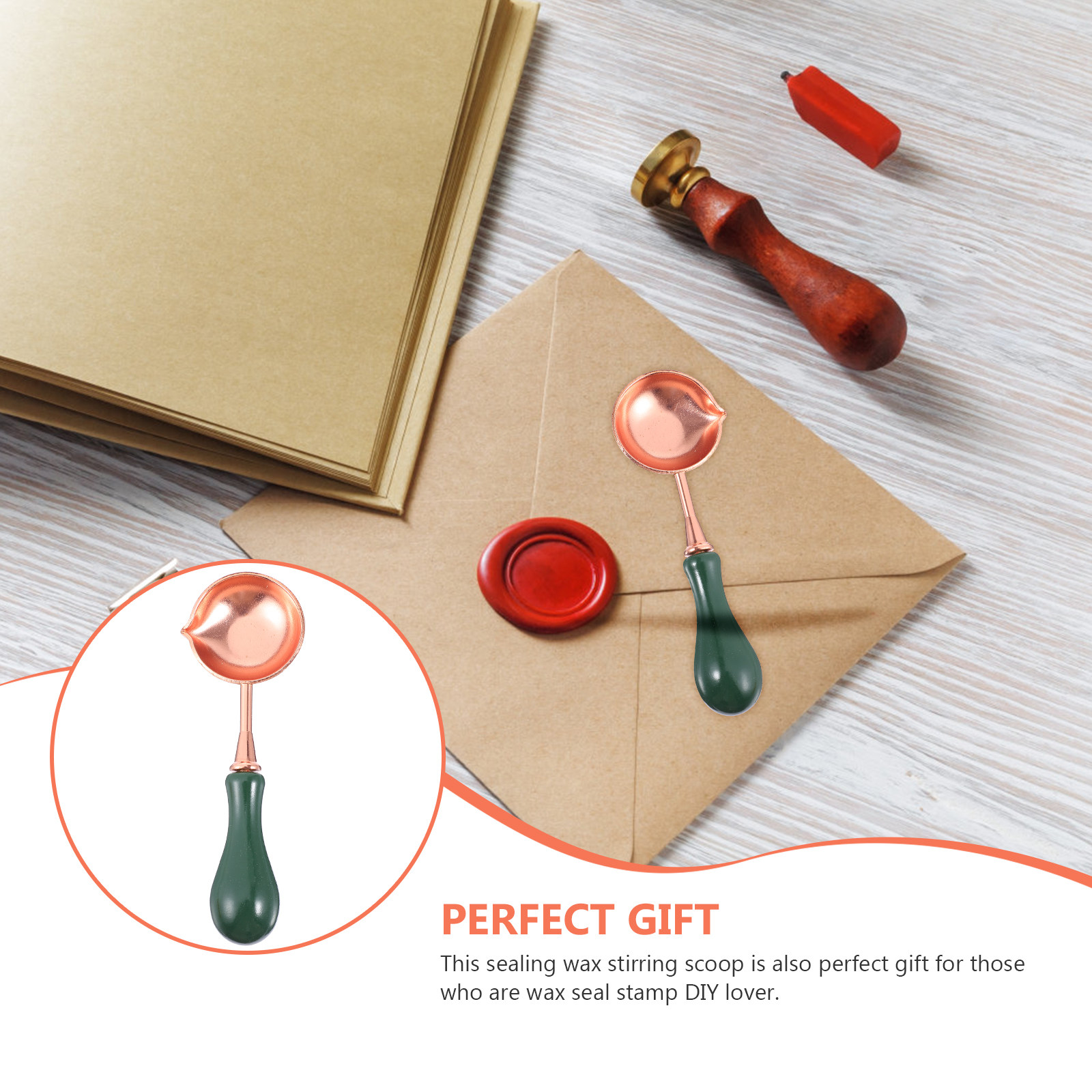 ช้อนสำหรับใช้กับแว็กซ์ซีลบนซอง - Wedding Envelopes บทวิจารณ์และราคา