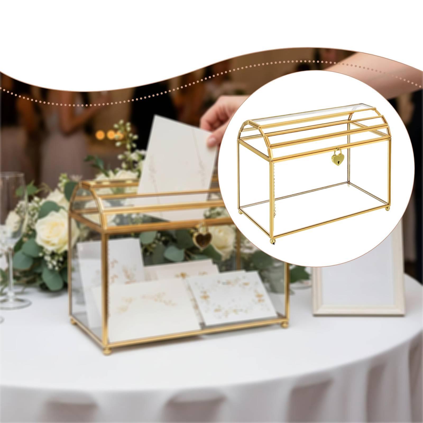 กล่องเก็บการ์ดแต่งงานแบบแก้วสำ - Wedding Card Box บทวิจารณ์และราคา