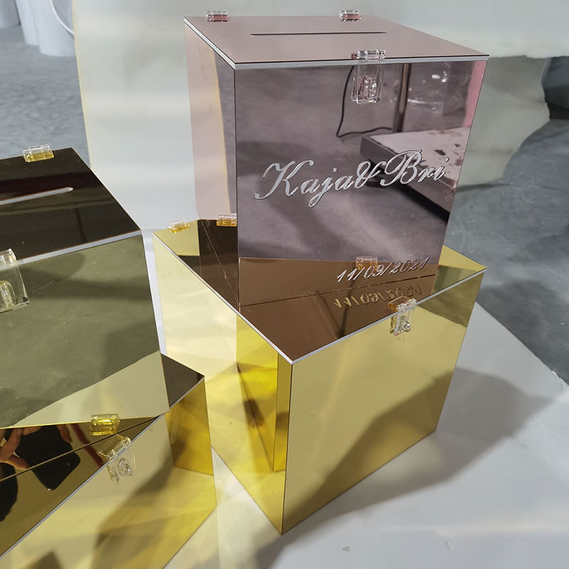 กล่องใส่การ์ดแต่งงานอะคริลิคดี - Wedding Card Box บทวิจารณ์และราคา