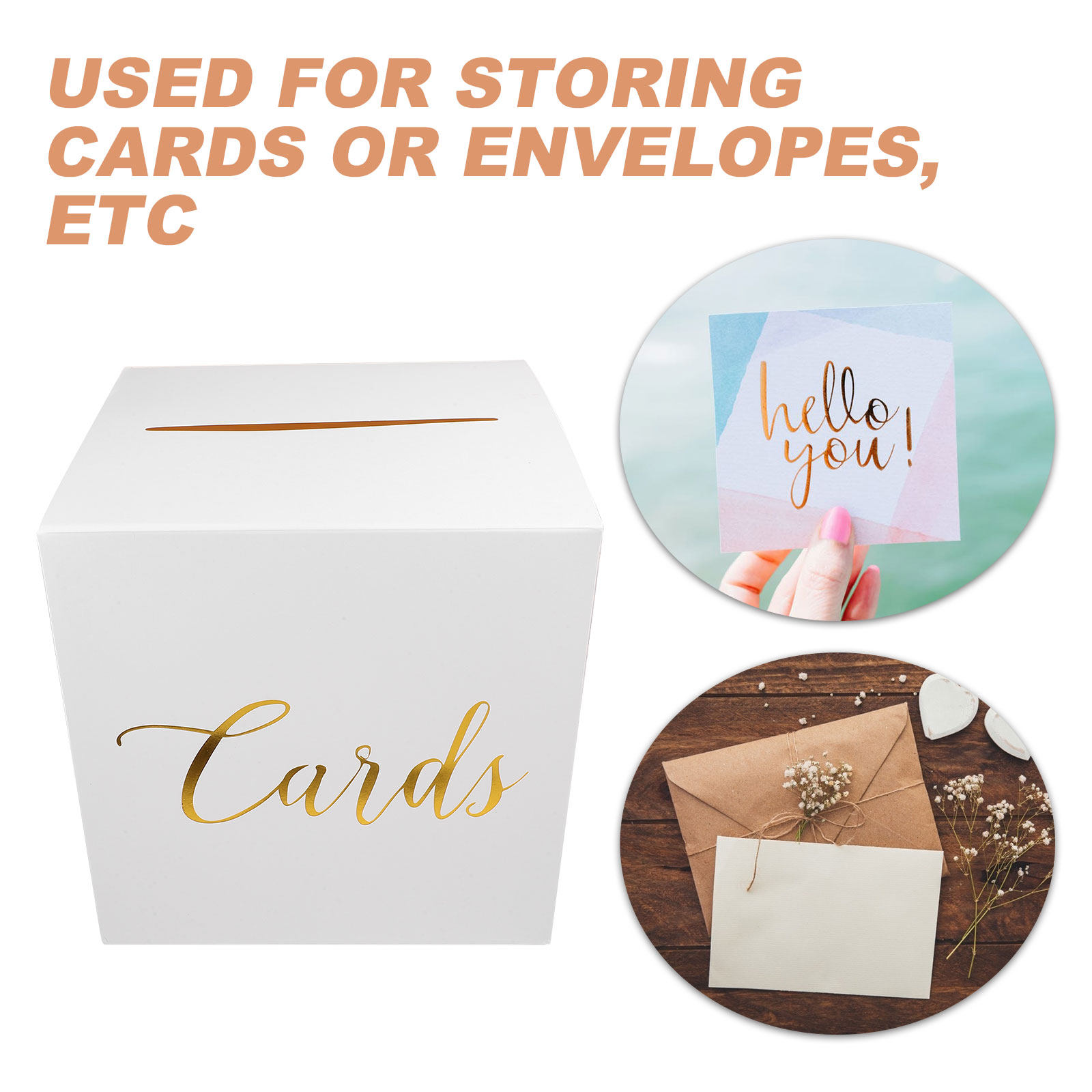 1 ชุด กล่องใส่การ์ดแต่งงาน กระ - Wedding Card Box บทวิจารณ์และราคา