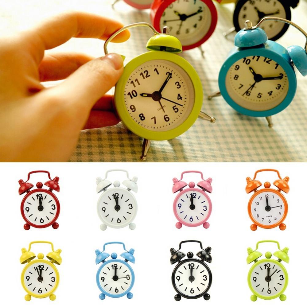 แบบพกพา Mini นาฬิกาปลุก Retro  - Table Number Gold บทวิจารณ์และราคา