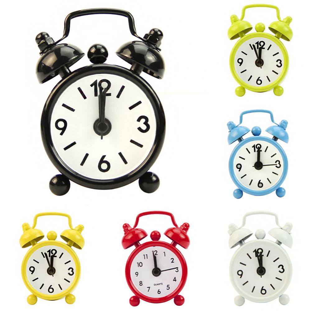 แบบพกพา Mini นาฬิกาปลุก Retro  - Table Number Gold บทวิจารณ์และราคา
